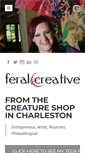 Mobile Screenshot of feralcreative.com