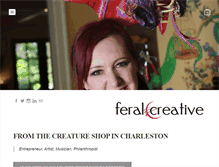 Tablet Screenshot of feralcreative.com